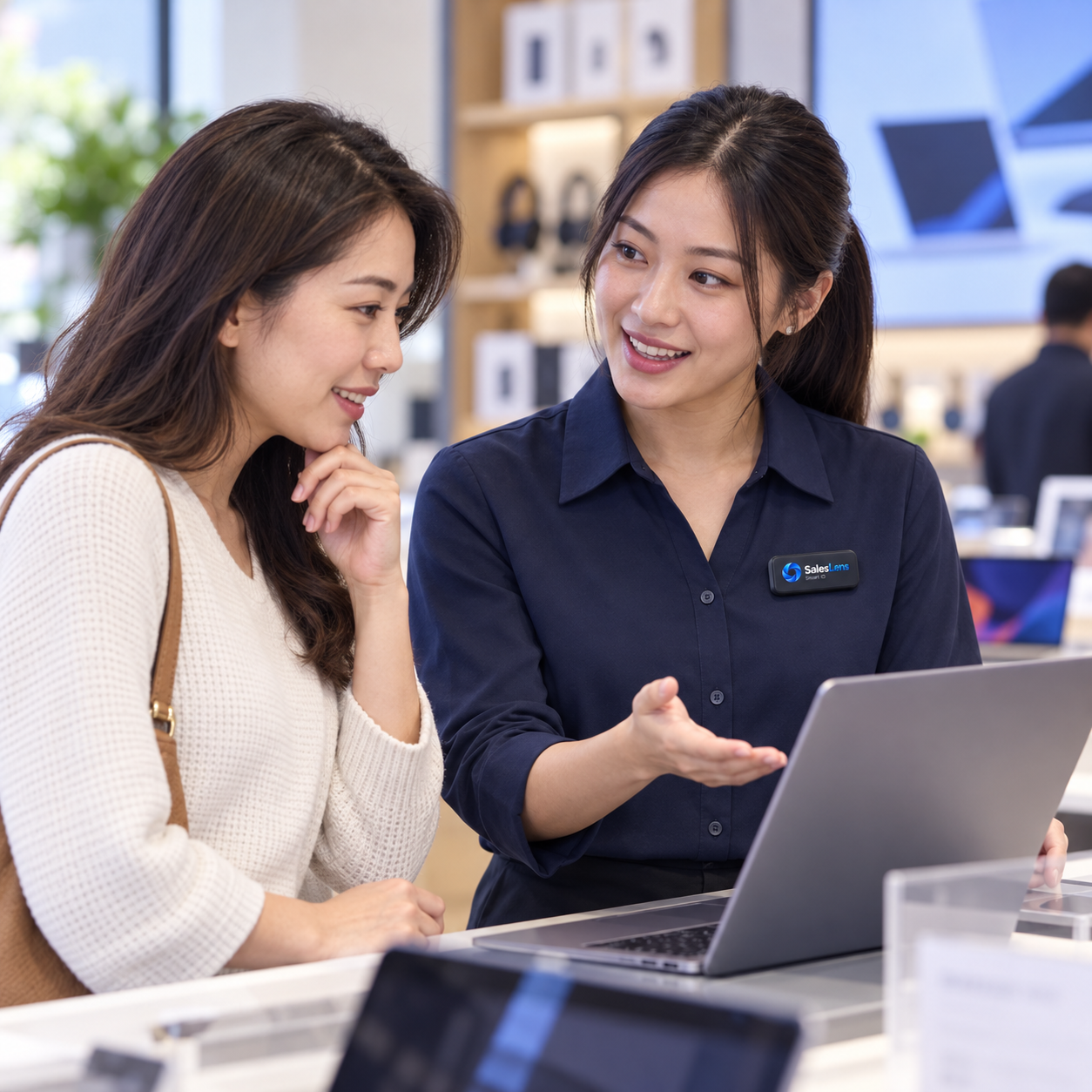 Retail stores customer conversation